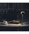 2W wiederaufladbare LED Tischleuchte, IP54 - 200lm, dimmbar, Touch, 8-10 Stunden Akku, schwarzes Finish