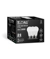 A65 VT-2015 LED 15W E27 - Kunststofflampe, 6500K, 200°, 3 Stk./Packung