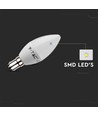 B15 4,5W LED Kerzenbirne - Samsung LED Chip, 470lm, ersetzt 40W