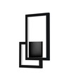 20W LED Wandleuchte - Schwarz, geometrisches Design, 3000K, IP20, 2660lm