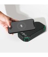 30.000mAh Solar Powerbank mit kabellosem Laden, 20W - Schwarz, 111Wh, Aluminium, USB-C PD, Solarpanel
