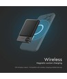 10000mAh kabellose magnetische Powerbank, 20W - Ultradünn, Aluminium, MagSafe, Digitaldisplay, Space Grey