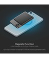 10000mAh kabellose magnetische Powerbank, 20W - Ultradünn, Aluminium, MagSafe, Digitaldisplay, Space Grey