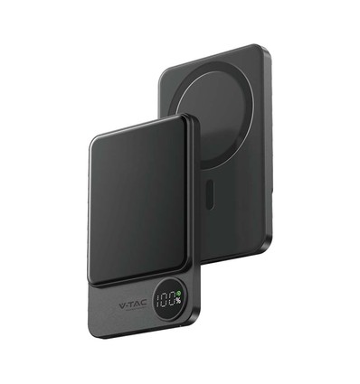 5000mAh MagSafe Powerbank aus Aluminium, 20W - Space Grey, kabellos