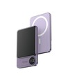 5000mAh ultra-dünne MagSafe Powerbank, 20W - Aluminium, lila, kabelloses Schnellladen