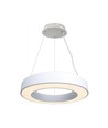 60cm 50W LED Designer Pendelleuchte, dimmbar - 4000K, 6100lm, weiß, Triac dimmbar