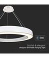 90W LED Designer Pendelleuchte, dimmbar - 11000lm, 360°, 4000K, Triac Phasendimmung, SMD LED