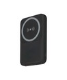 10000mAh magnetische kabellose Powerbank, 20W - Schwarz, inkl. Metallring