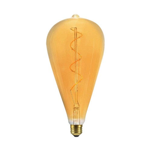 St120 Vt-2273 Lampe 4W - Spirale, Glühfaden, 2700K, bernsteinfarbenes Glas