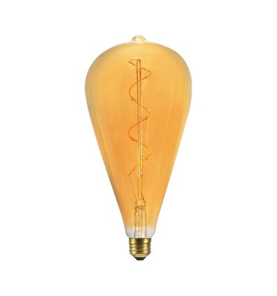 St120 Vt-2273 Lampe 4W - Spirale, Glühfaden, 2700K, bernsteinfarbenes Glas