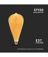 St120 Vt-2273 Lampe 4W - Spirale, Glühfaden, 2700K, bernsteinfarbenes Glas