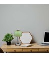 1,5W LED Tischleuchte, 3-in-1 - Chrom/Hellgrün, Touch dimmbar, wiederaufladbar, USB-C, Ø14x28 cm
