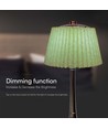 1,5W LED Tischleuchte, 3-in-1 - Chrom/Hellgrün, Touch dimmbar, wiederaufladbar, USB-C, Ø14x28 cm