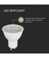 6W GU10 LED Leuchtmittel - 445lm, 38°, Samsung LED Chip, ersetzt 60W