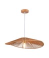 E27 Designer Pendelleuchte mit Hanfseil - 60cm, braun, IP20, ohne Leuchtmittel