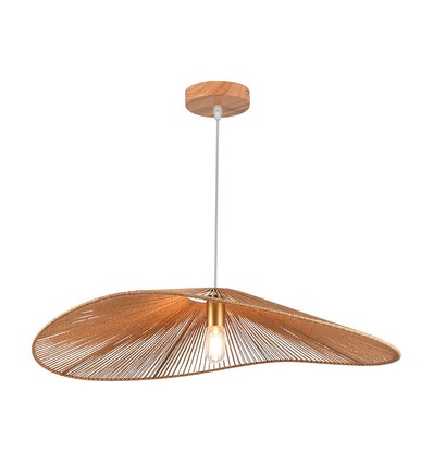 E27 Designer Seil-Pendelleuchte - 1 Meter, max. 40W, IP20, Ø80cm, 2 Jahre Garantie