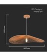 E27 Designer Seil-Pendelleuchte - 1 Meter, max. 40W, IP20, Ø80cm, 2 Jahre Garantie