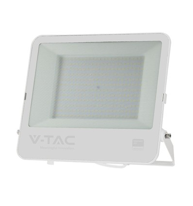 VT-44204 Projektor 200W - Samsung-Chip, 1m Kabel, 6500K Weiß, weißes Gehäuse, mattiertes Glas, IP65