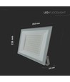 100W LED Fluter, weiß - 95lm/W, IP65, 6500K, Außenbereich