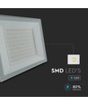 100W LED Fluter, weiß - 95lm/W, IP65, 6500K, Außenbereich