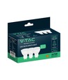VT-247 Spotlight 6W GU10 - Kunststoff, 6500K, 110°, 3 Stück/Packung