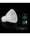 VT-247 Spotlight 6W GU10 - Kunststoff, 6500K, 110°, 3 Stück/Packung