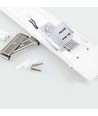 6x 40W komplette LED-Wannenleuchte - 120 cm, 3 Jahre Garantie, 230V