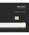 6x 50W komplette LED-Leuchte - 150 cm, 3 Jahre Herstellergarantie, 230V