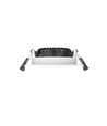 10x 7W Low Profile Einbaustrahler RA96 - DimToWarm+CCT, Loch: Ø6,8 cm, Maß: Ø8,3 cm, weißer Rand, dimmbar
