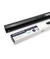 Schwarzes Troldtekt LED-Schienen-Set 6x60 cm - Flächenbündig, Akustilight inkl. Kabel und Treiber