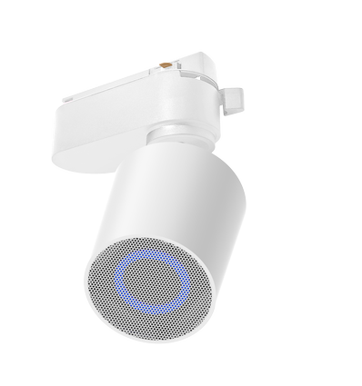 Bluetooth-Lautsprecher für 1-Phasen-Schienen - Weiß, 10W, 1F2W