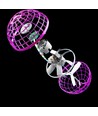 Hover Orb fliegender Ball mit RGB-Licht - Ø9,5 cm, lila, perfekt für Kinder und Junggebliebene