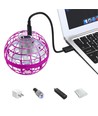 Hover Orb fliegender Ball mit RGB-Licht - Ø8,5 cm, lila, perfekt für Kinder und Junggebliebene