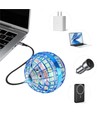 Hover Orb fliegender Ball mit RGB-Licht - Ø9,5 cm, blau, perfekt für Kinder und Junggebliebene