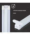 120 cm 2x18W T8 LED Doppelarmatur - Samsung Chip, inkl. LED-Röhre