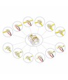 LED-Streifen Multi-Verbinder - 10mm, einfarbig, IP20, 5V-24V