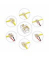 LED-Streifen Multi-Verbinder - 10mm, einfarbig, IP20, 5V-24V