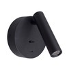 LEDlife schwarze Leselampe - 2,5W, RA90, zur Wandmontage