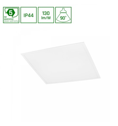 36W LED Panel, 60x60 - 4000K, weißer Rahmen
