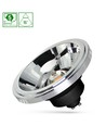 12W AR111 GU10 LED-Leuchtmittel - 15°, schwarz, 5 Jahre Garantie