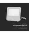 30W LED Fluter - 185lm/W, IP65, Samsung LED Chip, kaltweiß, schwarzes Gehäuse, Außenbereich