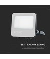 30W LED Fluter - 185lm/W, IP65, Samsung LED Chip, kaltweiß, schwarzes Gehäuse, Außenbereich