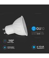 GU10 6,5W dimmbare LED Lampe - Samsung LED Chip, 110 Grad, 3000K, 5 Jahre Garantie
