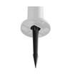 Schwarzer LED Gartenstrahler mit Erdspieß - Aluminium, 59x46x259 mm