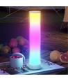 Wiederaufladbare RGBIC+CCT LED Tisch-/Nachtlampe - 32cm, Bluetooth, Weiß, Touch-dimmbar, IP20 Innenbereich