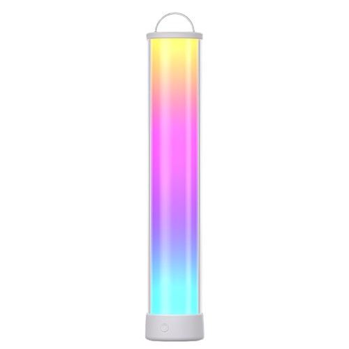 Wiederaufladbare RGBIC+CCT LED Tisch-/Nachtlampe - 32cm, Bluetooth, Weiß, Touch-dimmbar, IP20 Innenbereich