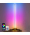 120cm RGBIC Stehlampe für Ecken - Schwarz, Wifi App-Steuerung und Fernbedienung