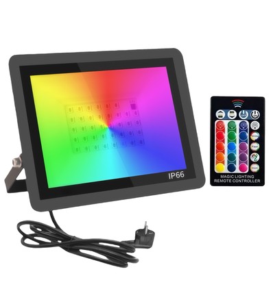 50W RGB Fluter - Arbeitsleuchte, IP66