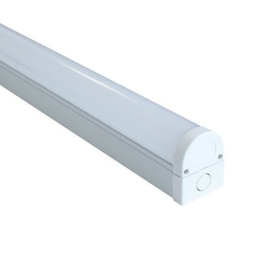 120cm 40W komplette LED-Wannenleuchte, durchverdrahtet - IP20