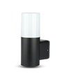 Vt-7616 Gartenwandlampe GU10 - Aluminiumgehäuse, schwarz IP54